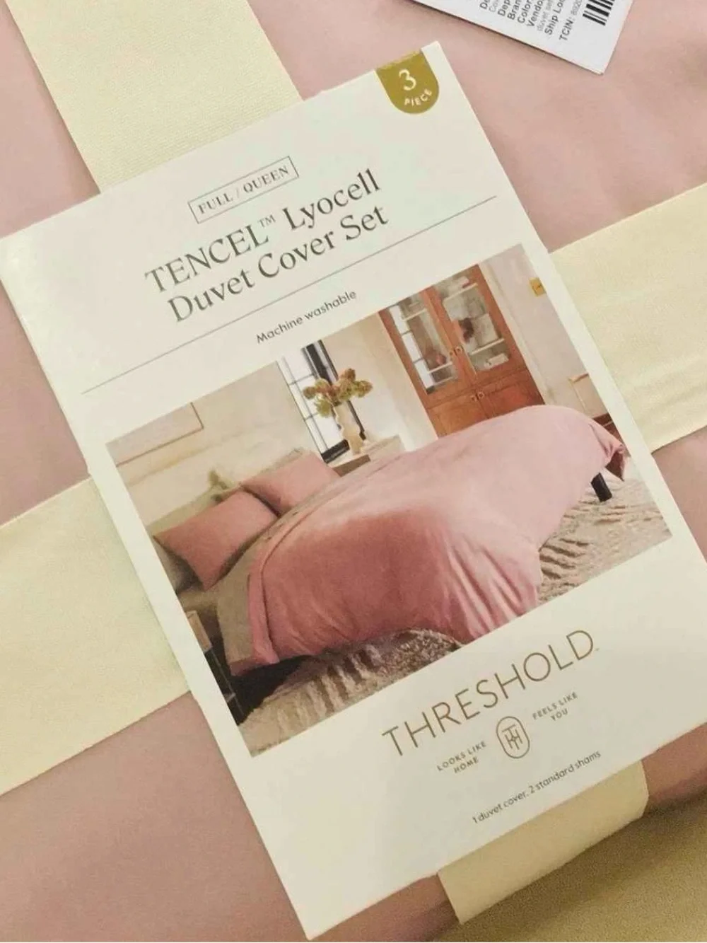 TENCEL™ Duvet Cover Set - Threshold Cooling Satin Weave, OEKO-TEX Certified